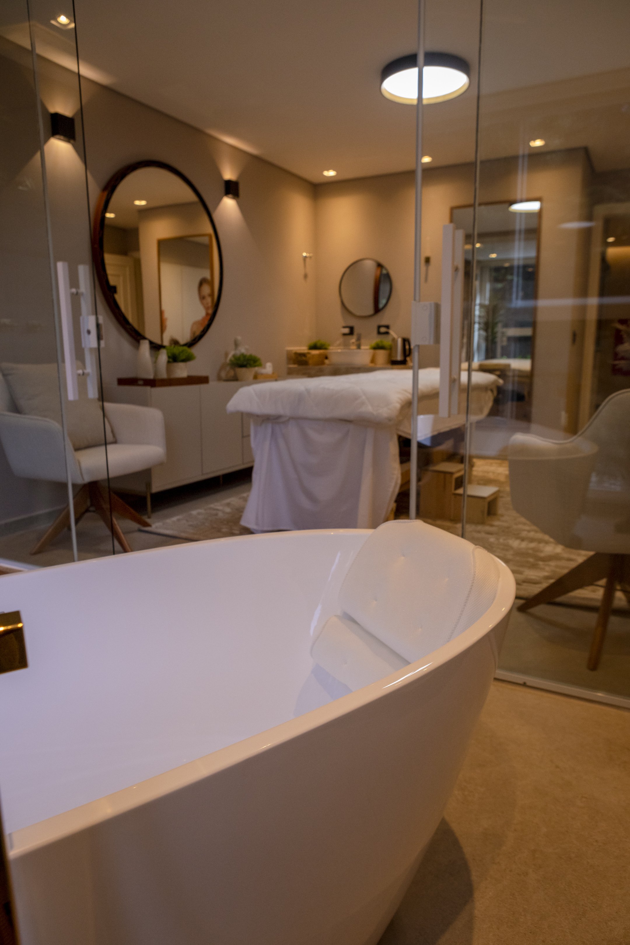 Sala de massagem do Spa Champet